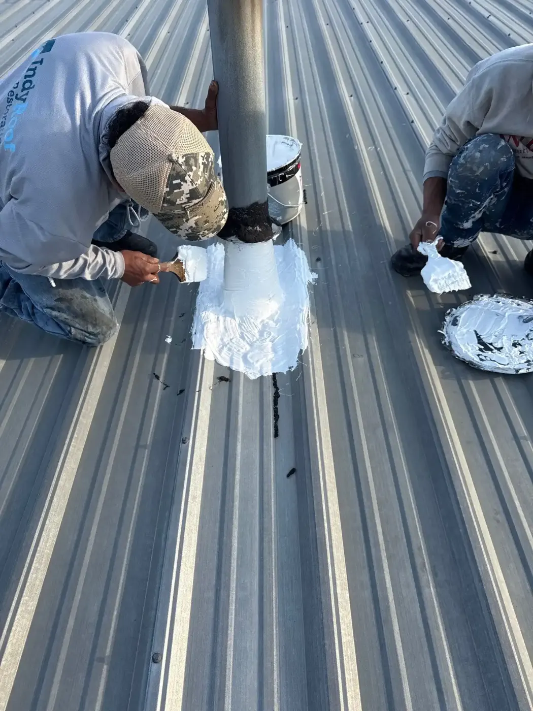 Commercial roof inspection documented in Sunblest Farms